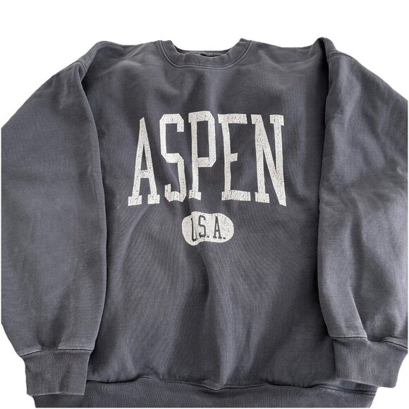 Brandy Melville Tops - Brandy Melville John Galt Blue Aspen Sweatshirt OS